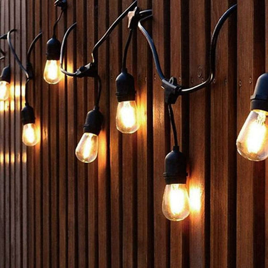 Guirlandes Lumineuse Solaire Extérieur Style Rétro