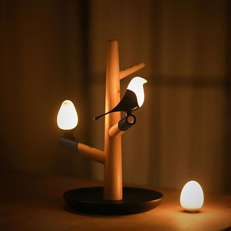Lampe de bureau oeil d'oiseau