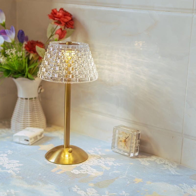 Lampe de chevet Rétro effet Cristal