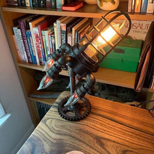Lampe-fusée Steampunk