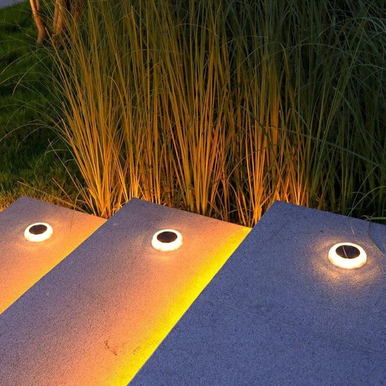 Spot Solaire Encastrable en Sol Premium de Jardin (Lot de 2 + 1 Offerte)