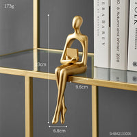 Jardioui Lecture Beauté Abstraite - Statuettes féminines Design