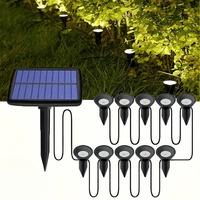 Spots Solaire Extérieur de Pelouse Ultra-Lumineuses (Lot de 8  + 2 Offertes)
