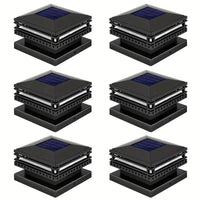 Spot LED Extérieur Solaire Tamisé pour Poteaux (Lot de 2)