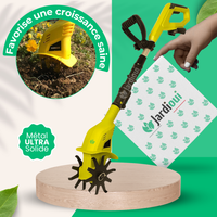 Motobineuse Électrique Sans Fil de Jardin (+Batterie Offerte)