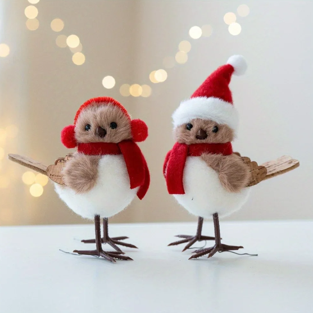 Petits Oiseaux Festifs à Suspendre