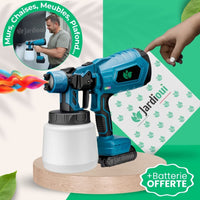 Pistolet à Peinture Électrique Sans Fil Portatif Magique (+Batterie Offerte)