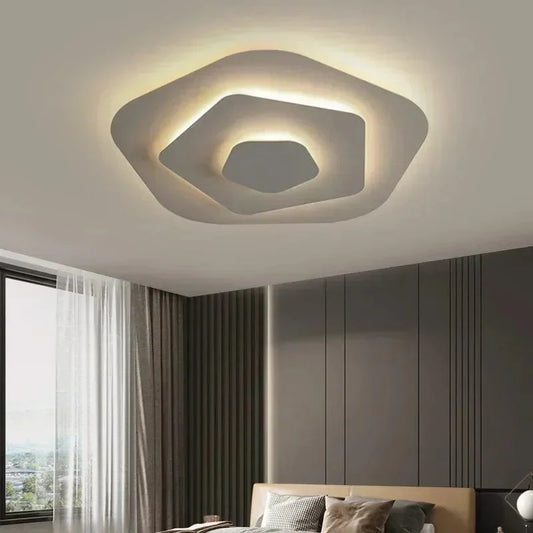 Plafonnier Blanc Spirale Raffiné