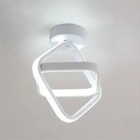 Plafonnier LED Design Artistique Torsadé
