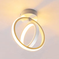 Plafonnier LED Design Rotatif Enchevêtré