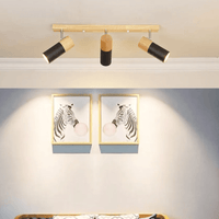 Plafonnier Salon LED à 3 Têtes Modulables Épuré