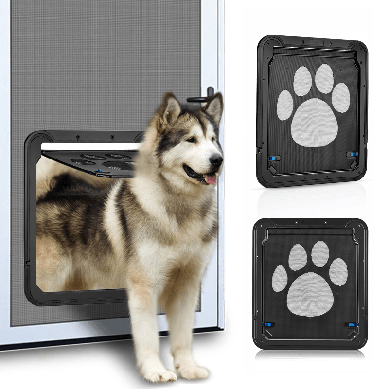 Trappe de Moustiquaire Magnétique Sécurisée pour Animaux