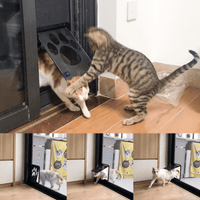 Trappe de Moustiquaire Magnétique Sécurisée pour Animaux