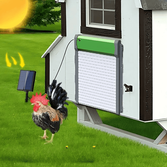 Portier Automatique Solaire pour Poulailler