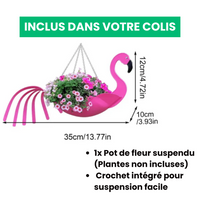 Pot de Fleurs Suspendu Animaux Artistiques