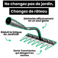Râteau Désherbant Ultra-Efficace Renforcé