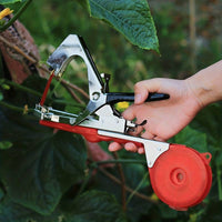 Jardioui Rouge / Machine + Agrafes et 10 Rouleaux Rouge de Bandes Offerts Machine Premium d'Attache pour Plantes (+ Agrafes et 10 Rouleaux de Bandes Offerts)