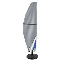 Jardioui S (205cm) / Gris Housse Parasol Déporté Premium