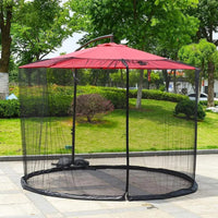 Jardioui S Moustiquaire Parasol Réglable Protectrice