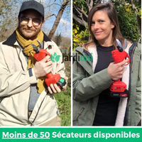 Sécateur électrique pro sans fil (+Batterie Offerte)