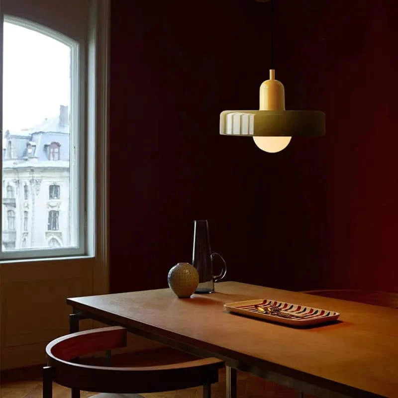 Suspension Luminaire Vintage en Verre Élégante