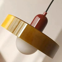 Suspension Luminaire Vintage en Verre Élégante