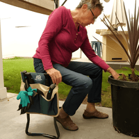 Tabouret Agenouilloir Pliable Multifonction (+Sac à Outils Offert)