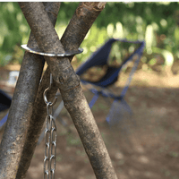 Trépied Nomade de Camping en Acier Inoxydable