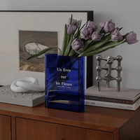 Vase Artistique Livre Transparent