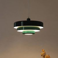 Jardioui Vert / Blanc froid Suspension Luminaire Vintage LED Sophistiquée