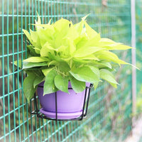 Jardioui XS (12 cm) / Noir Porte-plante Suspendu Élégant pour Balcon (Lot de 2+1 Offert)