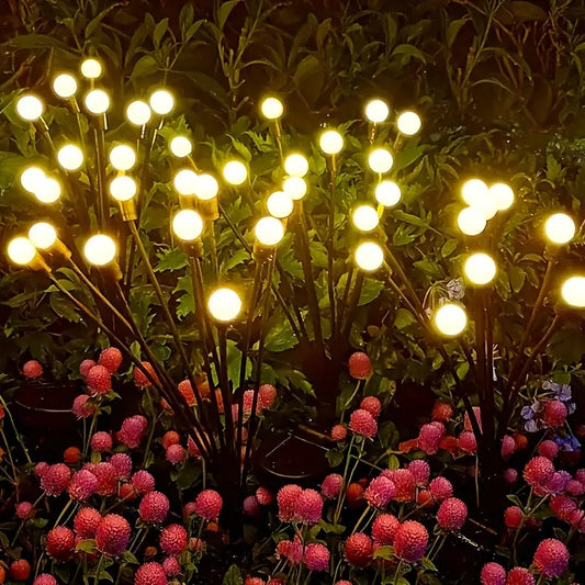 Lampe Luciole Solaire Extérieure LED à Piquer – Éclairage Décoratif Jardin Terrasse – Énergie Solaire Sans Fil