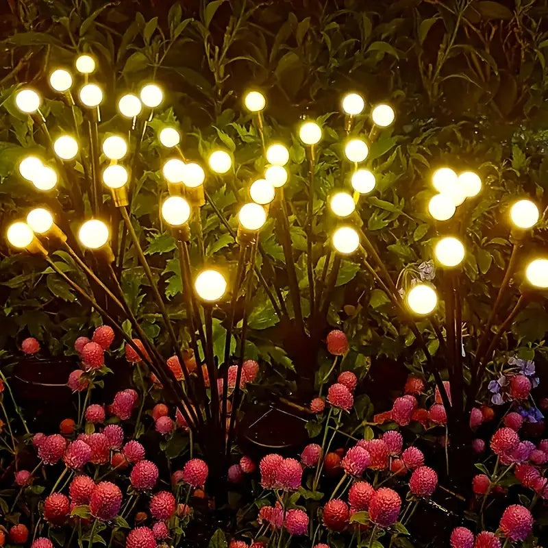 Lampe Luciole Solaire Extérieure LED à Piquer – Éclairage Décoratif Jardin Terrasse – Énergie Solaire Sans Fil