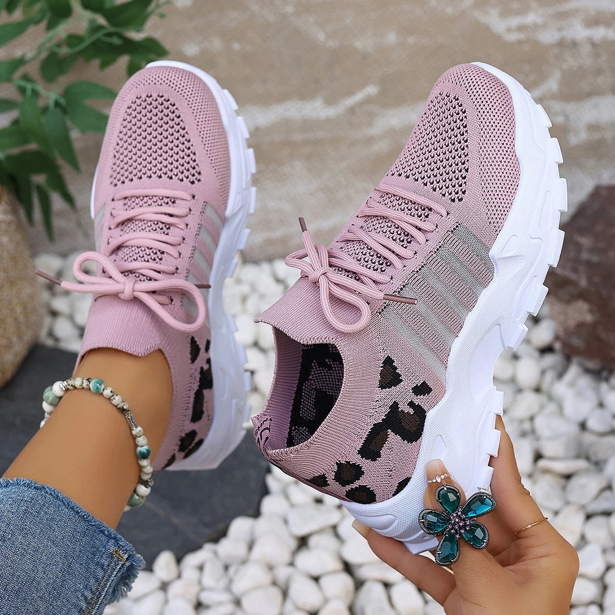 chaussures en mesh respirant pour femmes