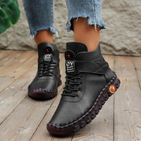Bottines courtes en fourrure épaisse pour femmes