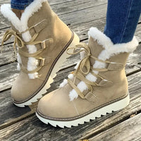 Bottes d’Hiver Fourrées Femme – Style Confort & Élégance