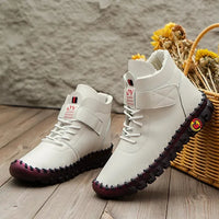 Bottines courtes en fourrure épaisse pour femmes