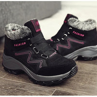 Bottines d'hiver en peluche chaudes pour femmes