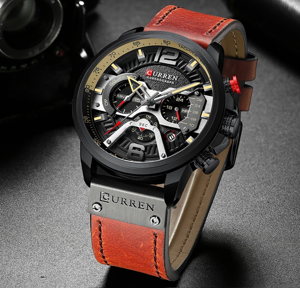 Montre-bracelet Homme Élégant Design Luxe