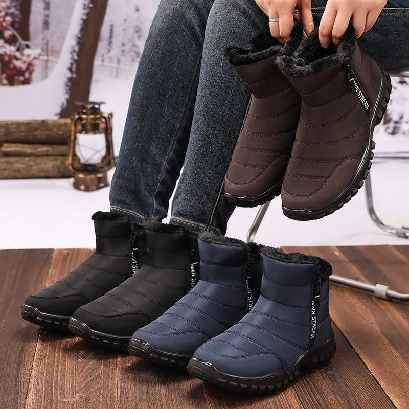 bottes chaudes et antidérapantes unisexe