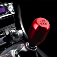 pommeau de vitesse manuel rouge