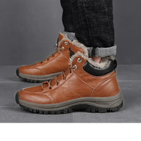 Bottines en cuir pour hommes
