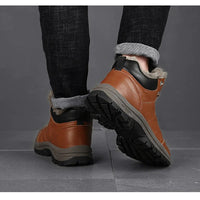Bottines en cuir pour hommes