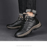 Bottines en cuir pour hommes