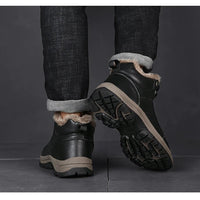 Bottines en cuir pour hommes