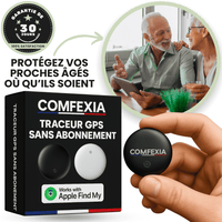 Comfexia™ – Traceur GPS Personne Sans Abonnement – Android & iOS Find My