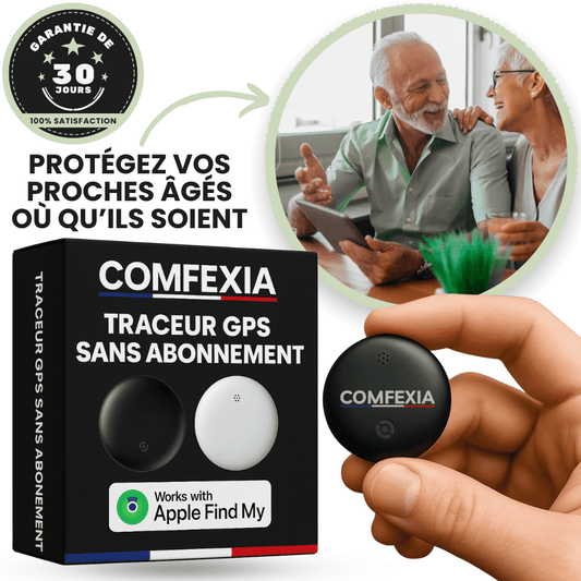Comfexia™ – Traceur GPS Personne Sans Abonnement – Android & iOS Find My