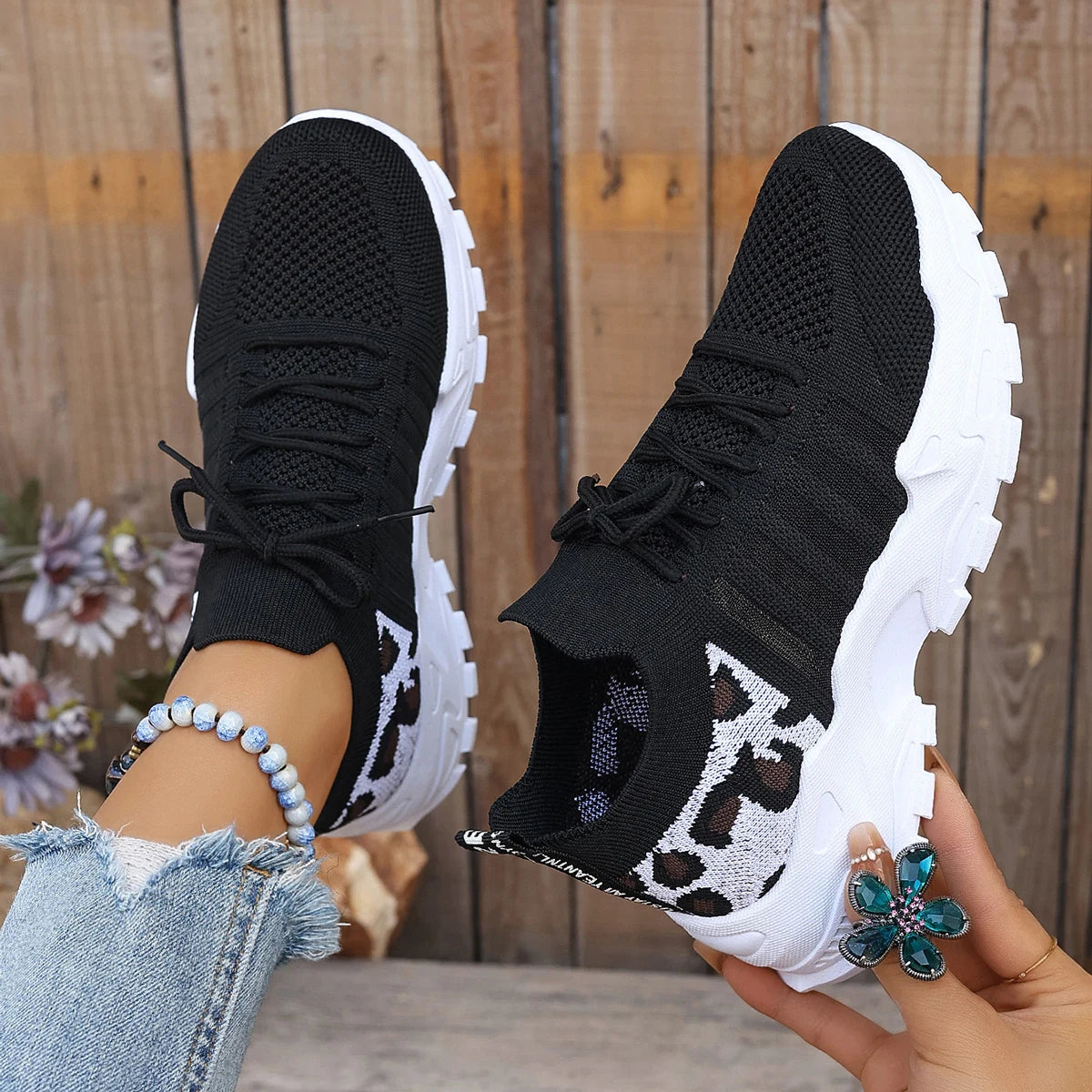 chaussures en mesh respirant pour femmes