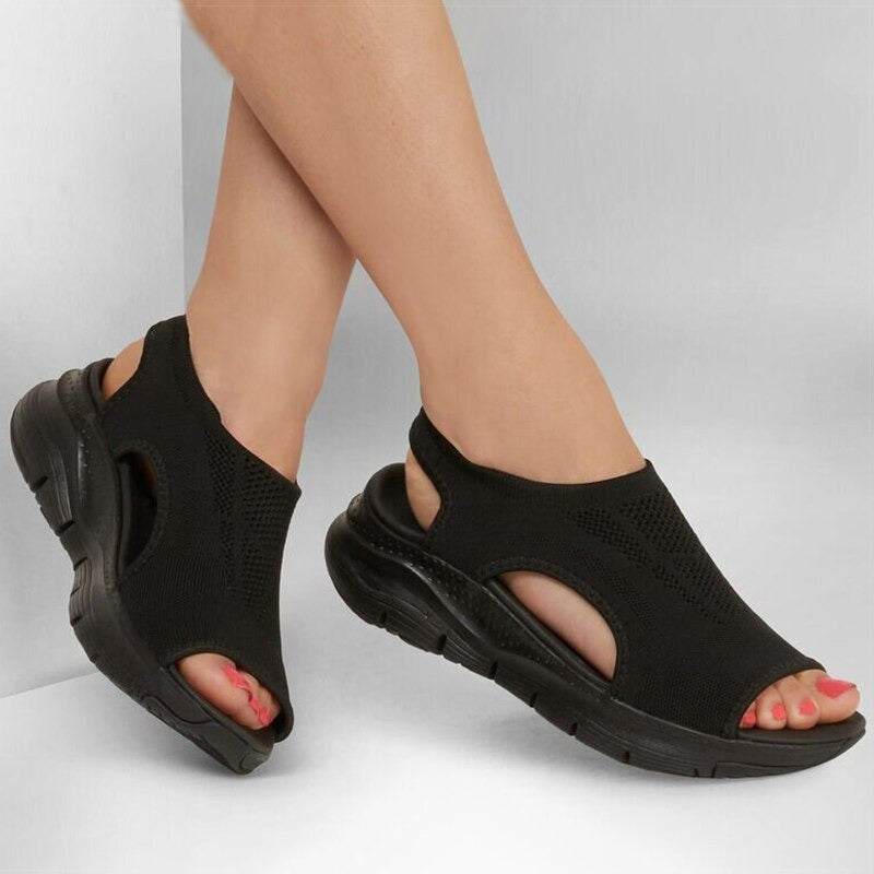 Sandales à bout ouvert pour femmes