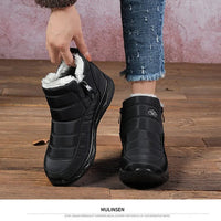 bottes de neige épaisses et chaudes
